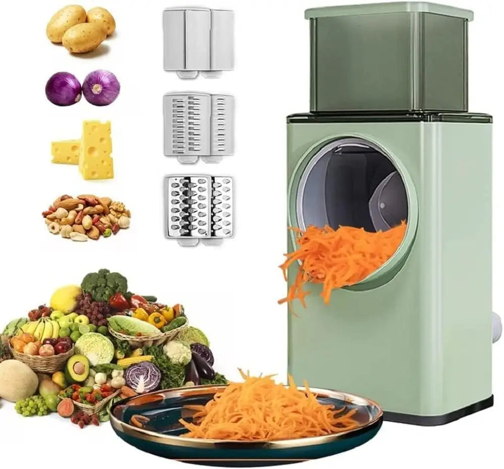 Vegetable Cutter Grinder – Manual Multi-Function Vegetable Slicer, Chopper & Shredder Kitchen Tool