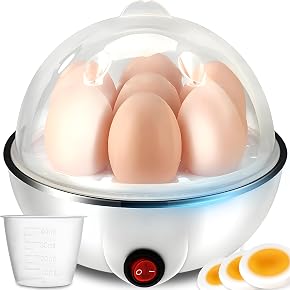Electric Egg Boiler Cooker – Automatic Egg Cooker Machine for Soft, Medium & Hard Boiled Eggs | Quick Breakfast Kitchen Appliance