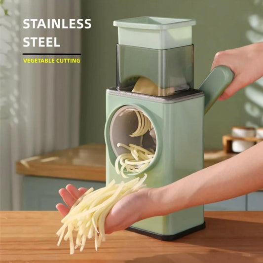 Vegetable Cutter Grinder – Manual Multi-Function Vegetable Slicer, Chopper & Shredder Kitchen Tool