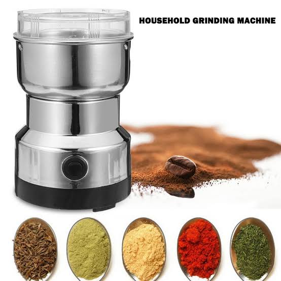 Electric Stainless Steel Grinding Milling Machine | Powerful Grain, Spice & Dry Food Grinder