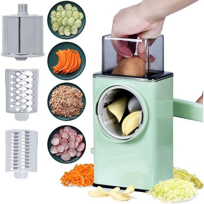 Vegetable Cutter Grinder – Manual Multi-Function Vegetable Slicer, Chopper & Shredder Kitchen Tool