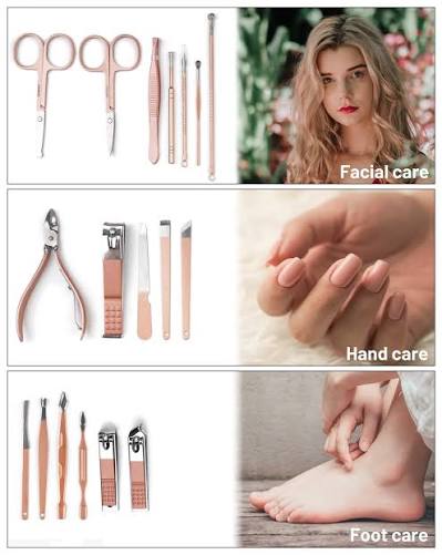 16-Piece Nail Cutter Set Stainless Steel Nail Clippers Kit with Folding Travel Case – Professional Manicure & Pedicure Tools for Men & Women