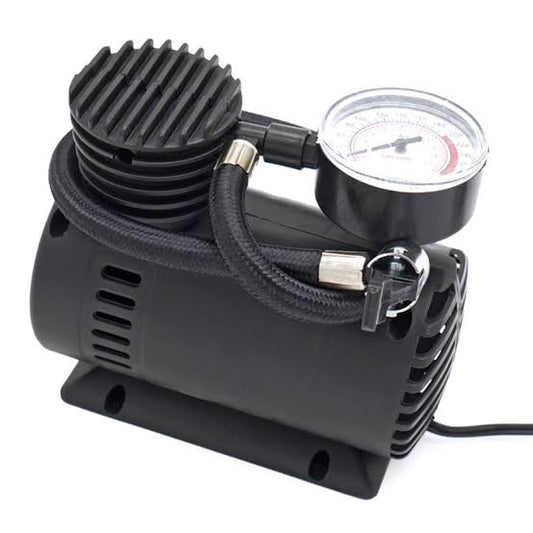 Mini Air Compressor 12V Car Tire Inflator Portable Electric Air Pump for Auto, SUV & Motorcycle