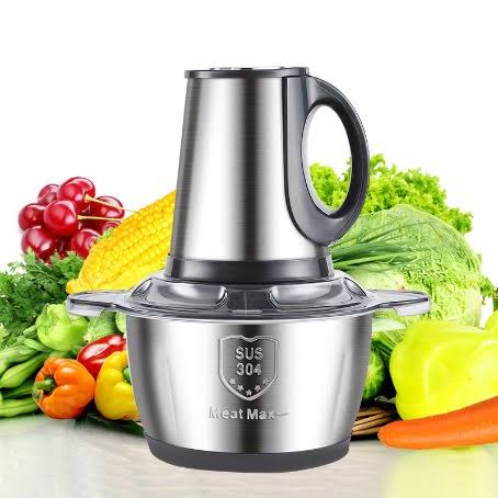 Electric Meat Grinder 2-Speed Stainless Steel | Powerful Meat Mincer & Food Chopper for Home Kitchen