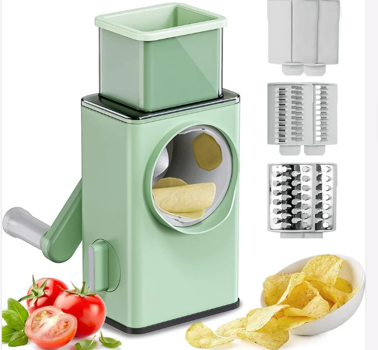 Vegetable Cutter Grinder – Manual Multi-Function Vegetable Slicer, Chopper & Shredder Kitchen Tool